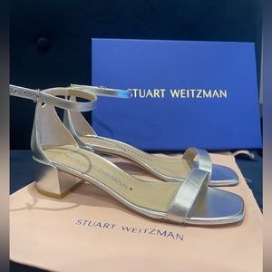 Stuart Weitzman Nudistcurve 35 block sandal